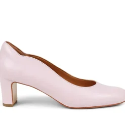Zoey Leather Court Shoes - Lilac