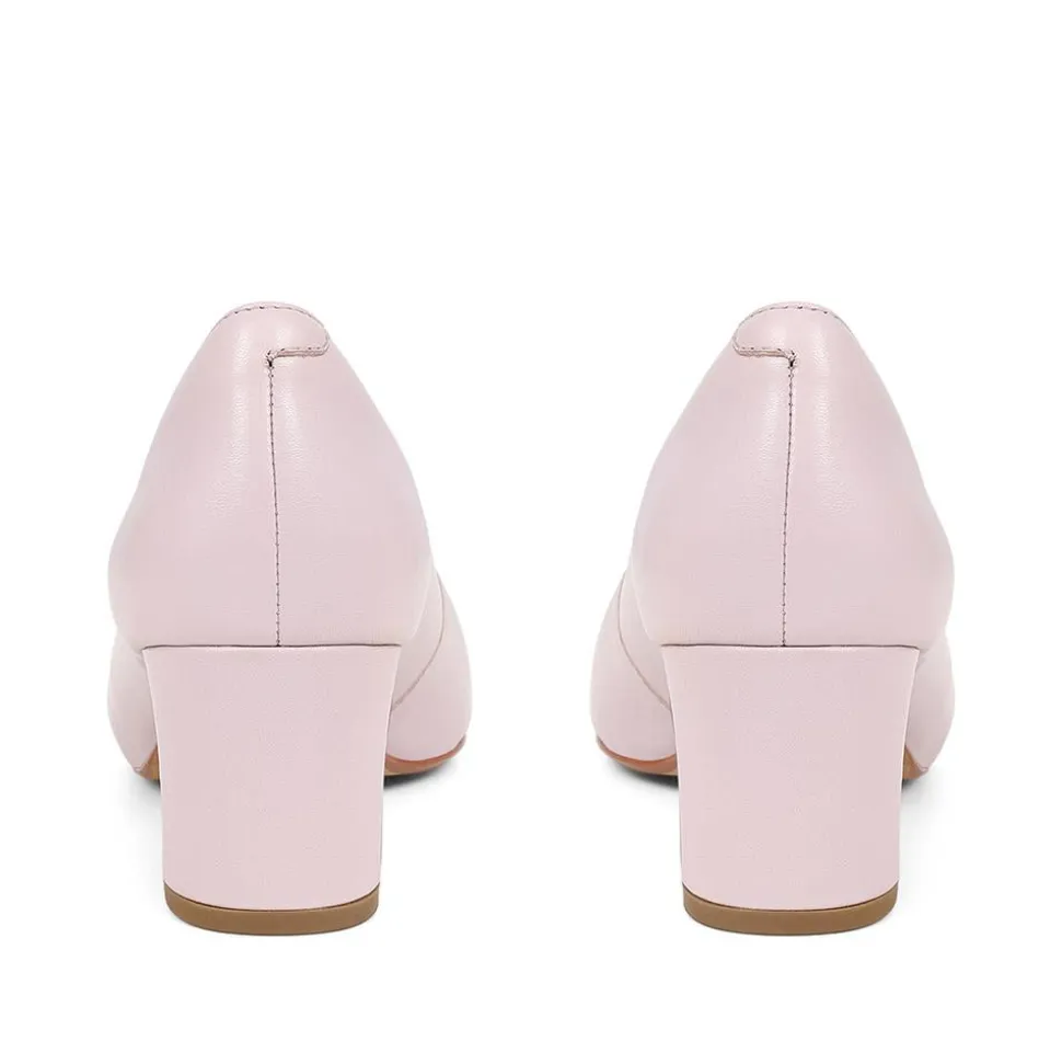 Zoey Leather Court Shoes - Lilac