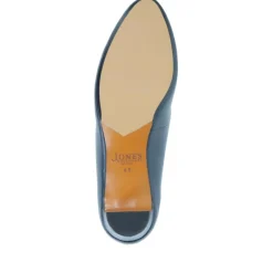 Zoey Leather Court Shoes - Navy Leather